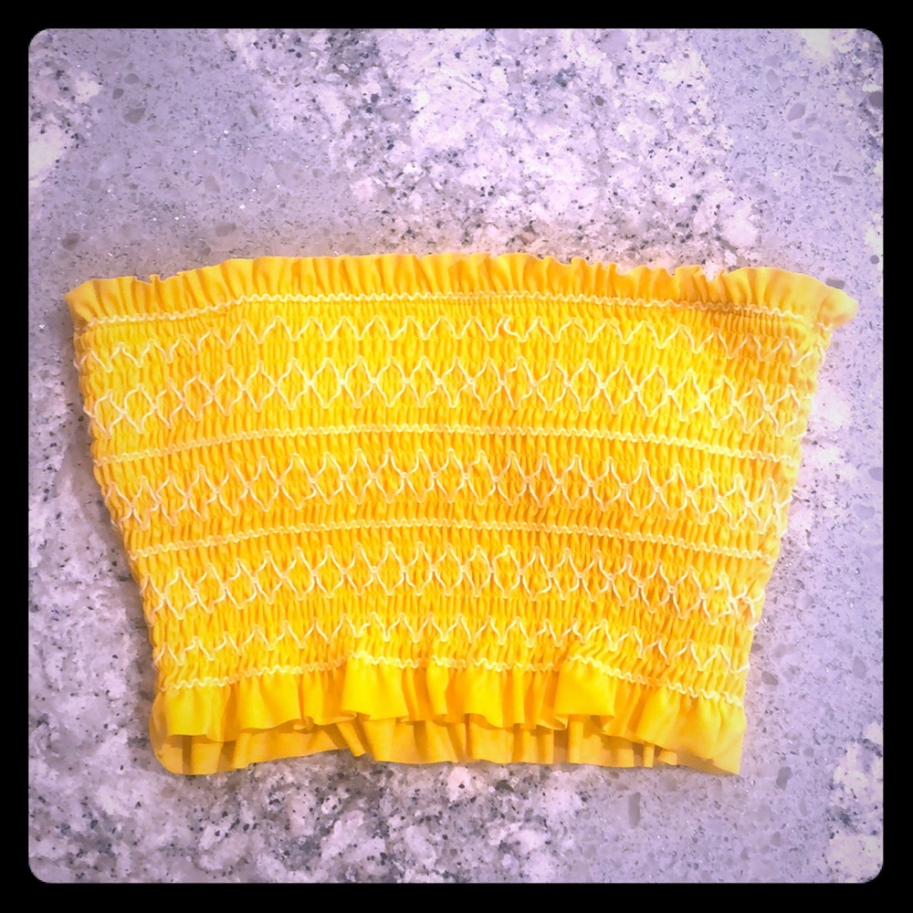 Bandeau bikini top